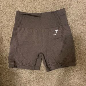 Brown Gym Shark biker shorts